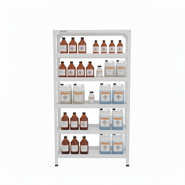 EA10003 – ESTANTERÍA DE LABORATORIO BLACKSMITH® – ALMACENAMIENTO QUIMICOS - Imagen 4