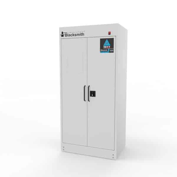 T90 - ARMARIO BLACKSMITH® SERIE 6 - 340lt (90 GALONES)- 2 PUERTAS - ACERO GALVANIZADO - CORROSIVOS - 90X60X192 - Imagen 4