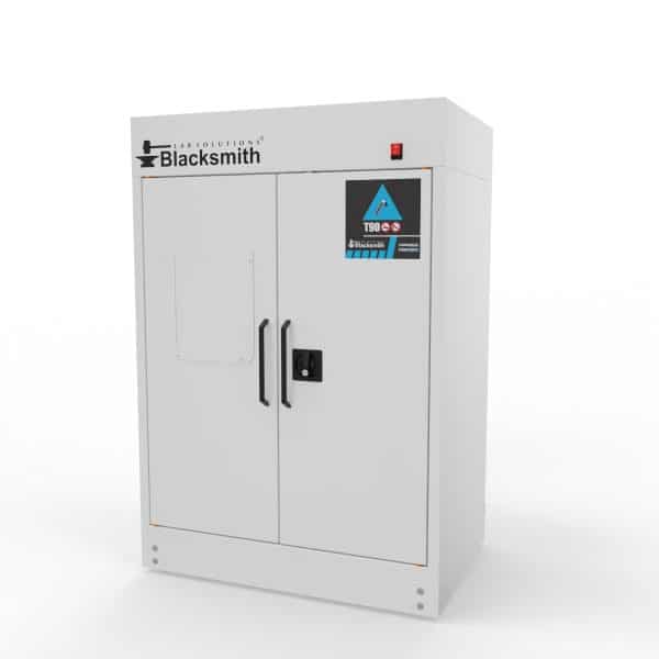 T90 - ARMARIO BLACKSMITH® SERIE 6 - 170lt (45 GALONES)- 2 PUERTAS - ACERO GALVANIZADO - CORROSIVOS - 90X60X135