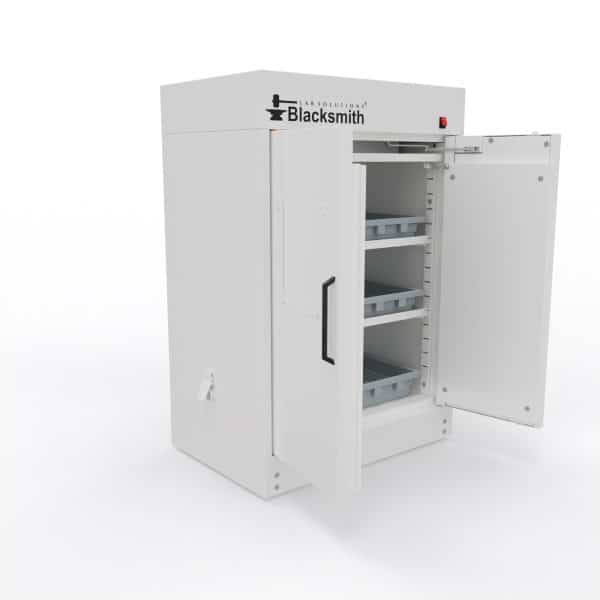 T90 - ARMARIO BLACKSMITH® SERIE 6 - 170lt (45 GALONES)- 2 PUERTAS - ACERO GALVANIZADO - CORROSIVOS - 90X60X135 - Imagen 3
