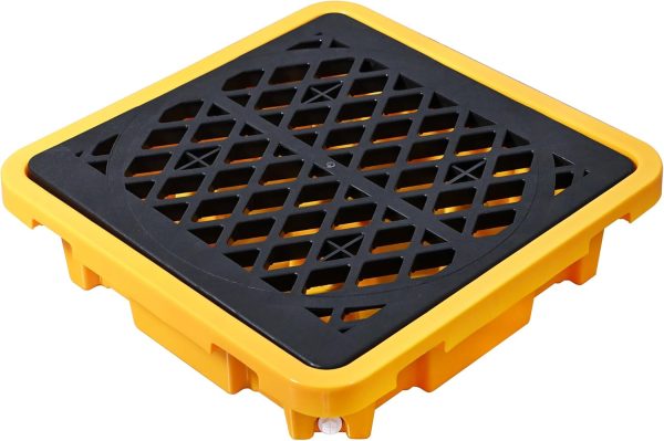 Estiba Plastica Antiderrames Modular de 26.4 x 26.4 x 6 pulgadas